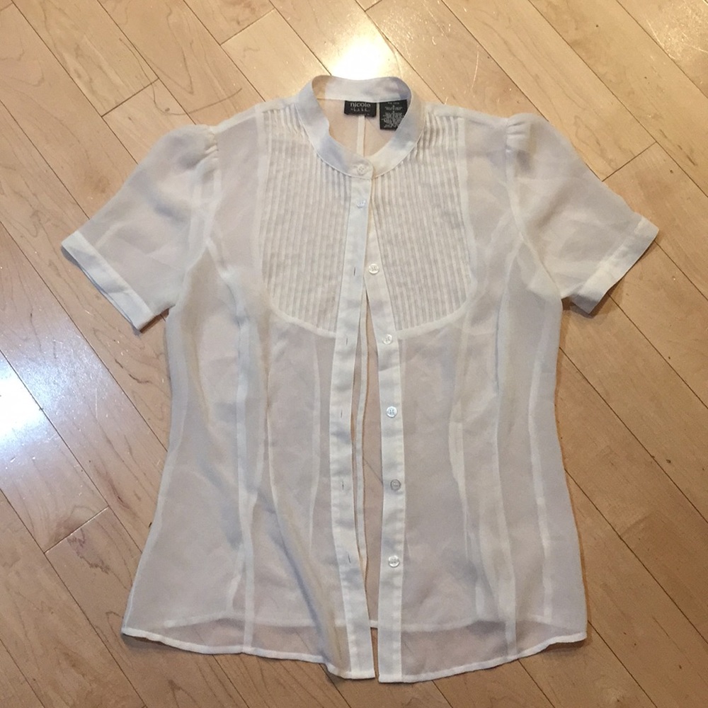 Sheer blouse
